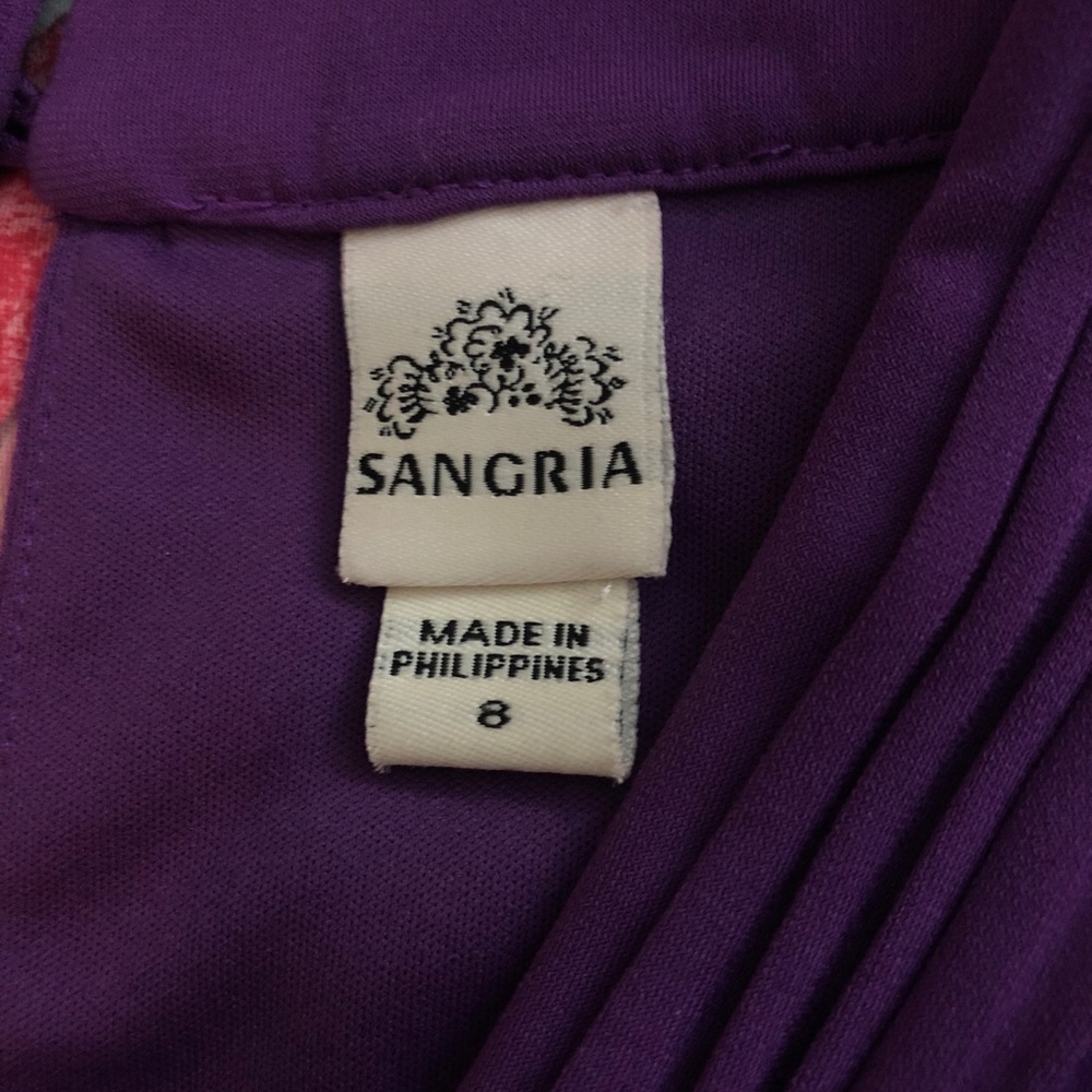GUC Sangria Orchid Purple Maxi Dress Size 8 - Picture 3 of 7